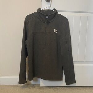 The North Face Dark Green Half-Zip Fleece